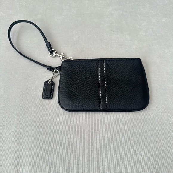 Coach Black Leather Wristlet - Picture 5 of 6